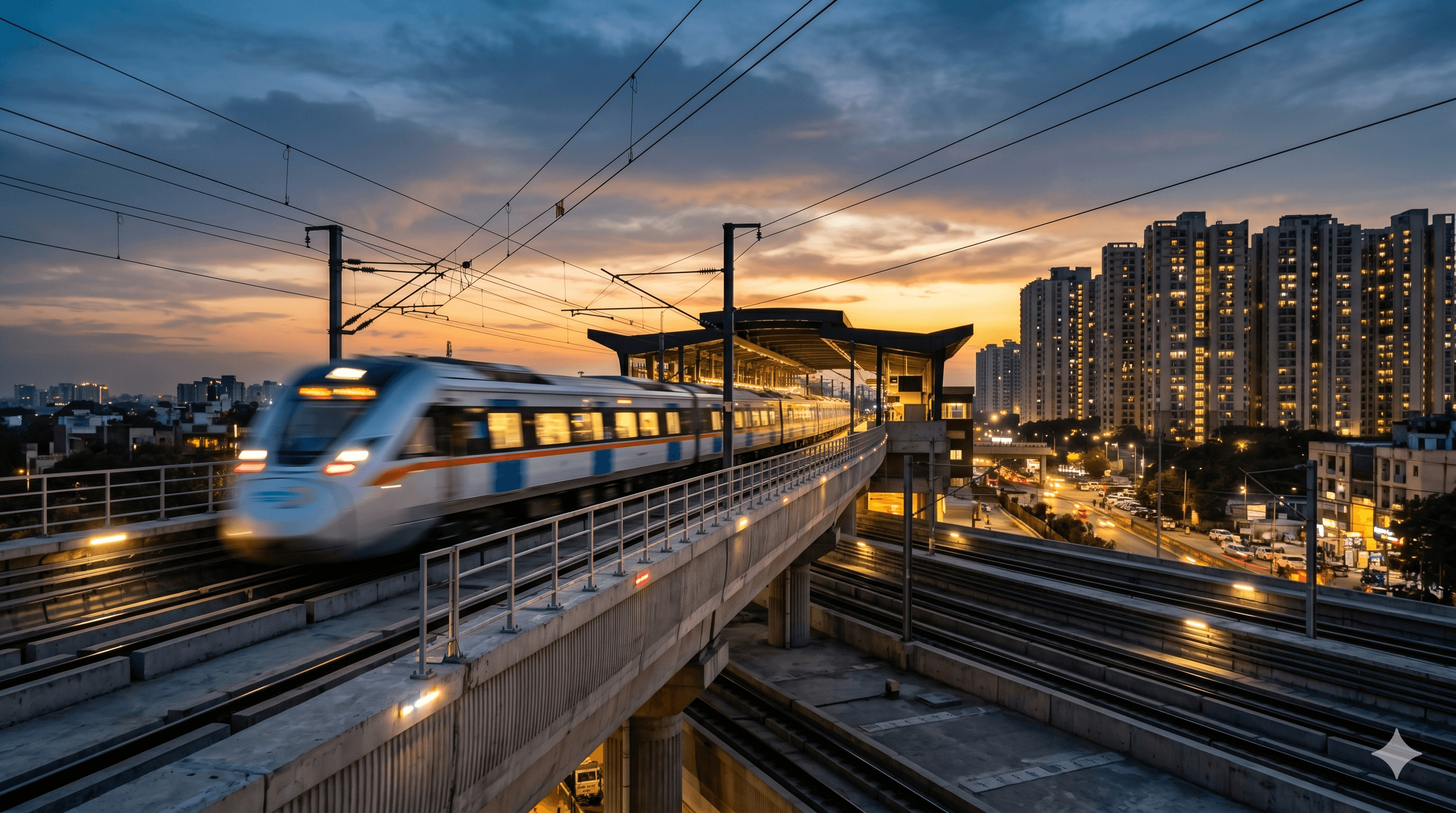 The Namo Bharat RRTS Effect — 7 NCR Micro-Markets the 82-km Delhi-Meerut Rapid Rail Will Re-Rate by 2028