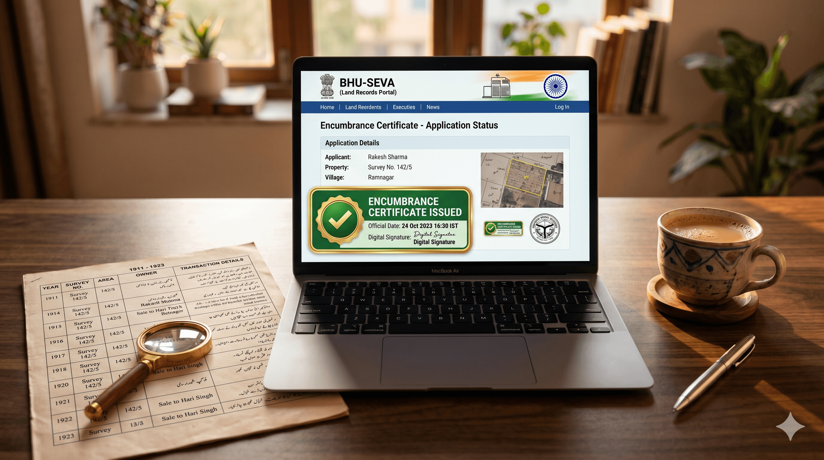 Encumbrance Certificate & Title Search in UP 2026 — The 12-Year IGRSUP Download That Prevents a ₹1 Crore Disaster