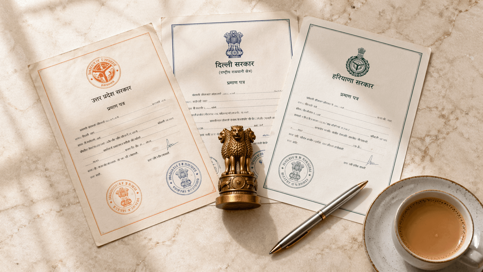 Stamp Duty & Registration in UP, Delhi and Haryana 2026 — The ₹4-Lakh Gender and State-Line Savings Every NCR Buyer Overlooks