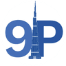 9 Property Wala — 9P monogram with Burj skyscraper